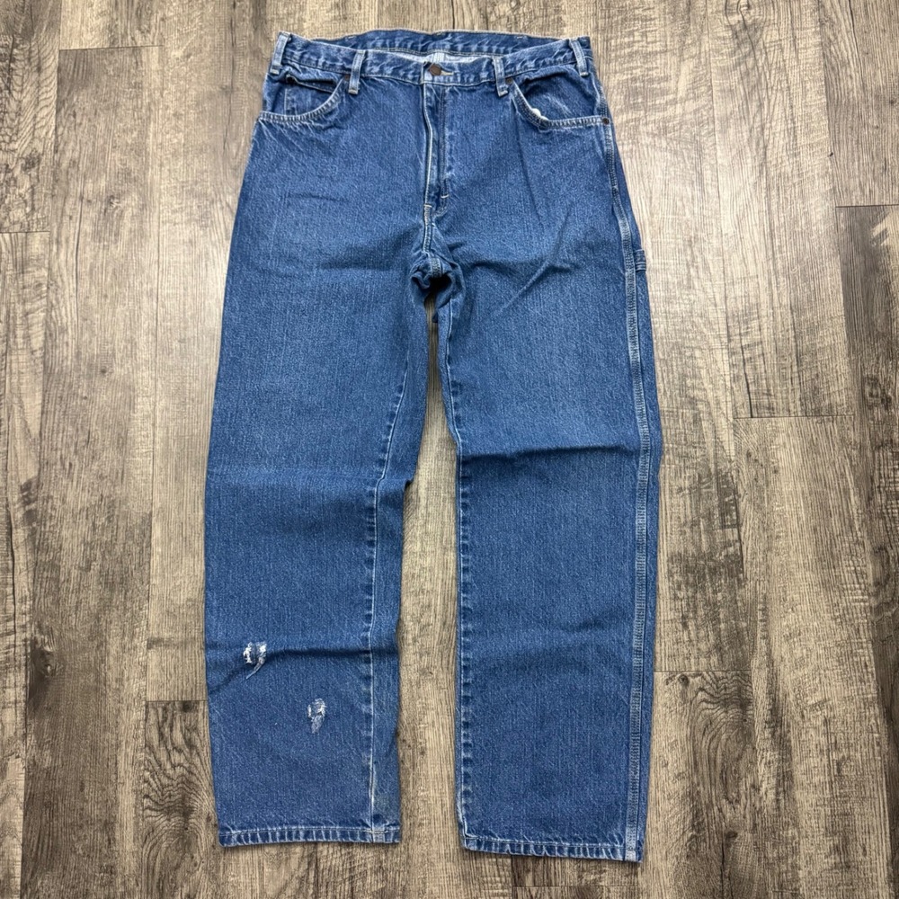 Vtg Y2K Dickies Carpenter Work Jeans 35x32